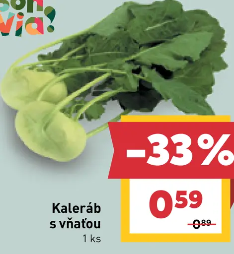 Bon Via kaleráb s vňaťou