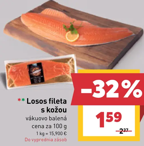 Losos fileta s kožou