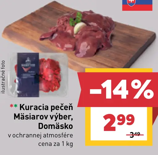Kuracia pečeň Domäsko