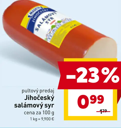 Jihočeský salámový syr