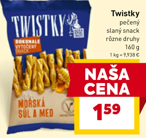 Twitsky pečený slaný snack