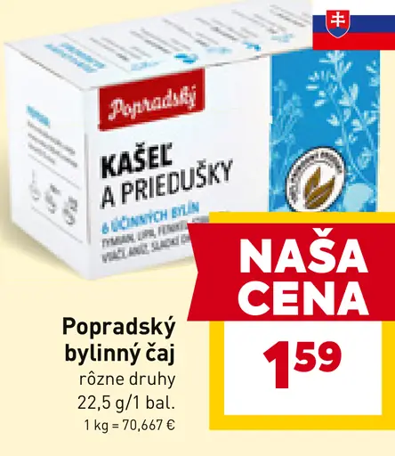 Popradský Bylinný čaj šípky