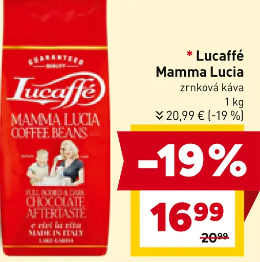 Lucaffé Mamma Lucia zrnková káva