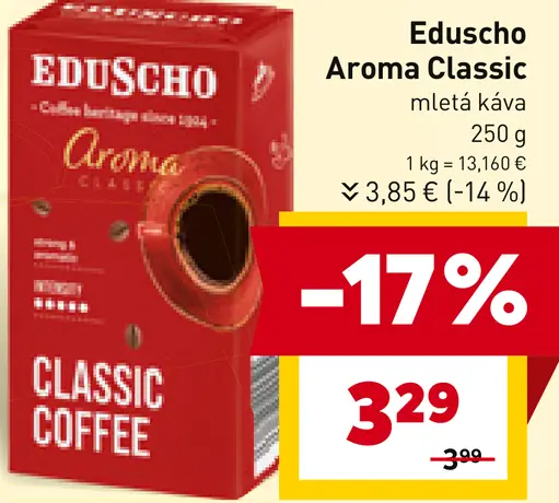 Eduscho Aroma Classic pražená mletá káva