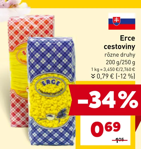 Erce cestoviny