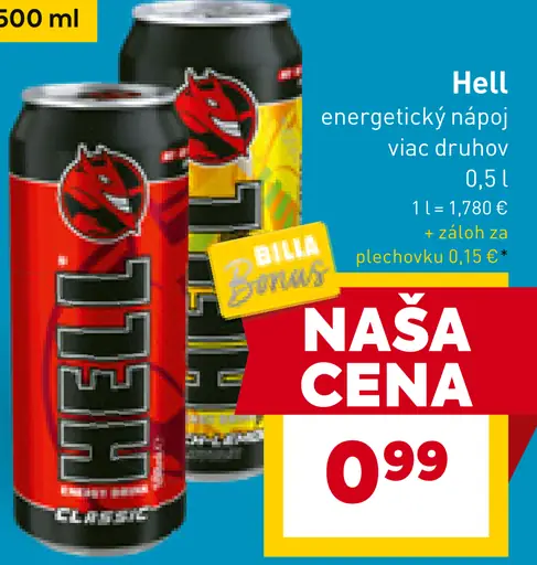 Hell energetický nápoj plechovka