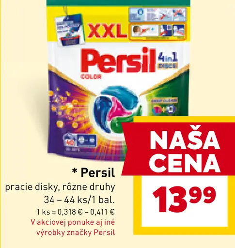 Persil pracie disky