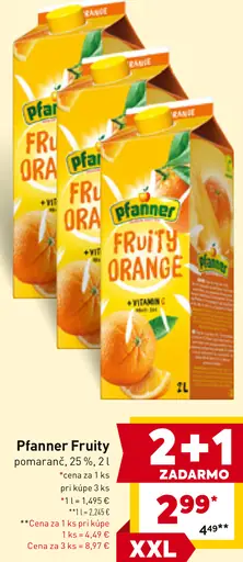 Pfanner Fruity pomaranč
