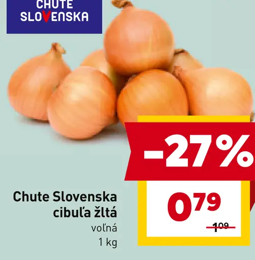 Chute Slovenska cibuľa žltá