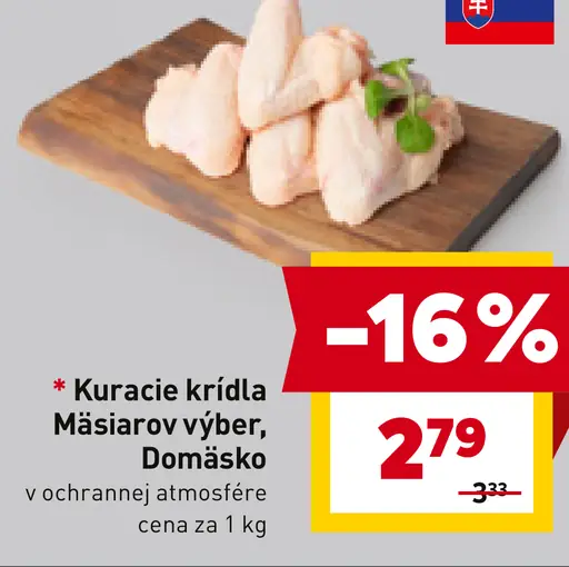 Mäsiarov výber Kuracie krídla