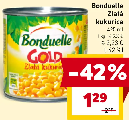 Bonduelle Gold Zlatá kukurica