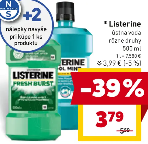 Listerine ústna voda