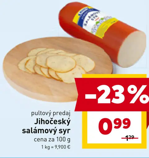 Jihočeský salámový syr