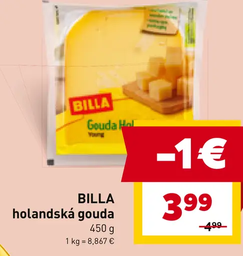 BILLA holandská gouda