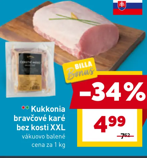 Kukkonia bravčové karé bez kosti XXL