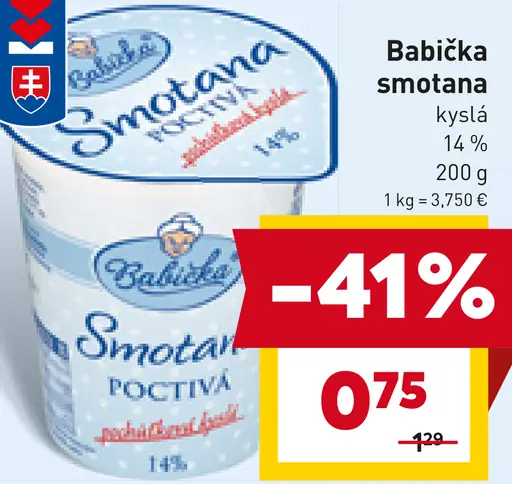 Babička Smotana kyslá