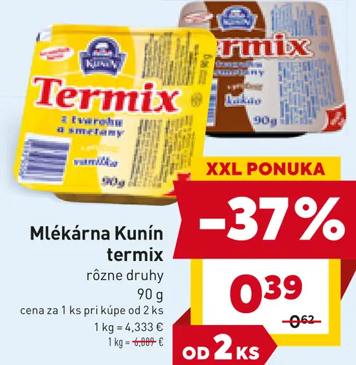 Mlékárna Kunín termix