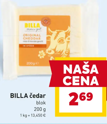BILLA čedar