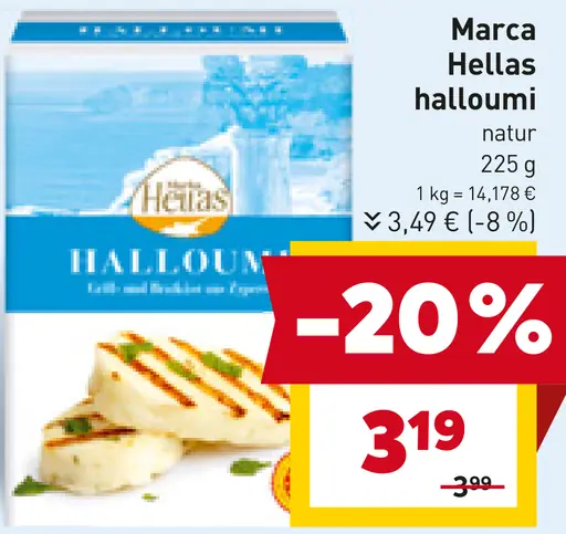 Marca Hellas halloumi