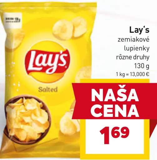 Lay's zemiakové lupienky