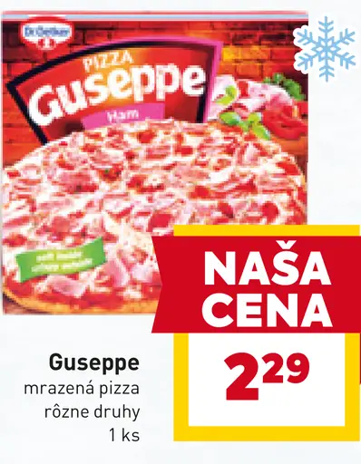 Guseppe mrazená pizza