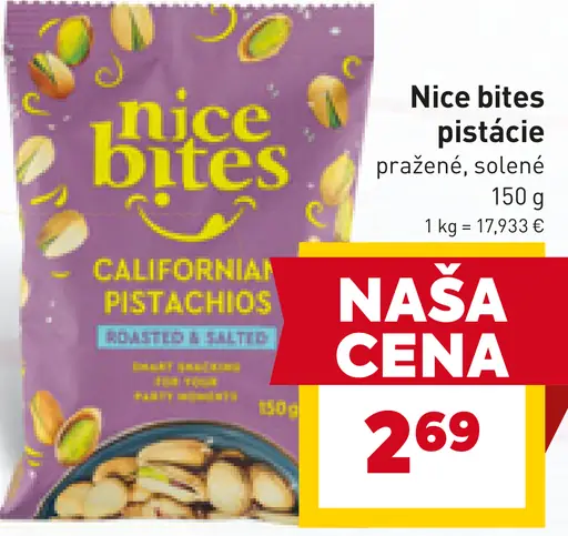 Nice bites pistácie