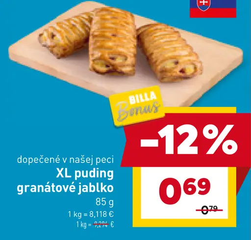 XL puding granátové jablko
