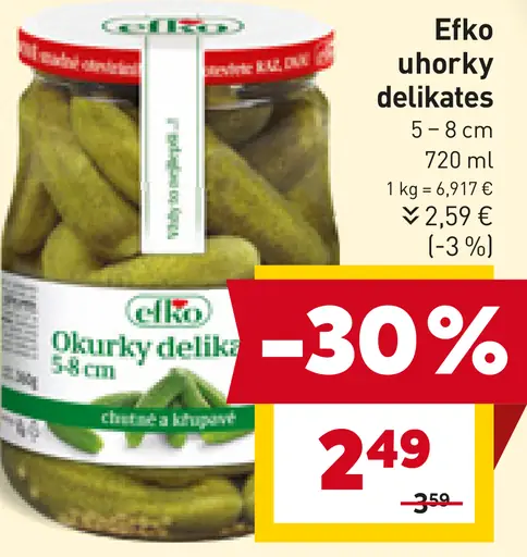 Efko uhorky delikates