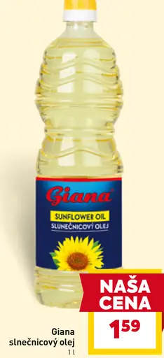 Giana Slnečnicový olej