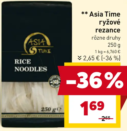 Asia Time ryžové rezance