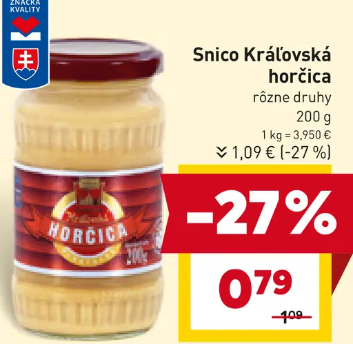 Snico Kráľovská horčica
