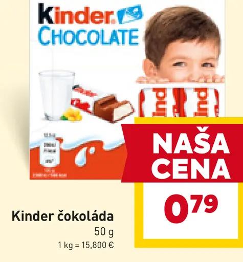 Kinder čokoláda