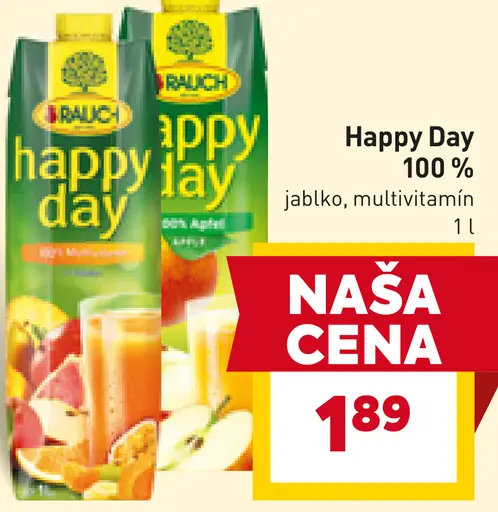 Happy Day jablko, multivitamín