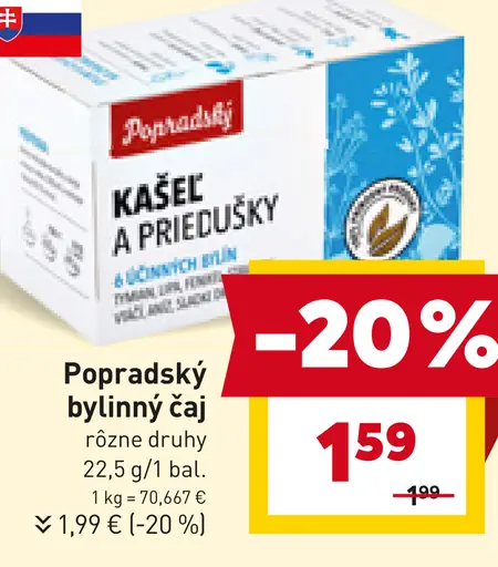 Popradský Bylinný čaj šípky