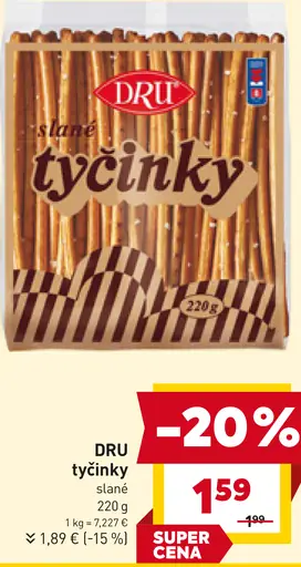 DRU tyčinky slané