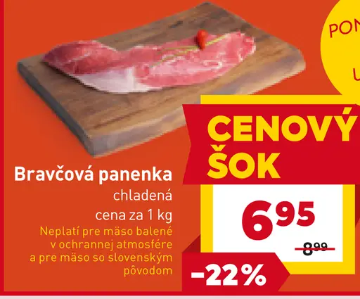 Bravčová panenka chladená
