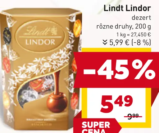 Lindt Lindor dezert