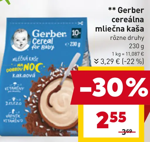 Gerber cereálna mliečna kaša