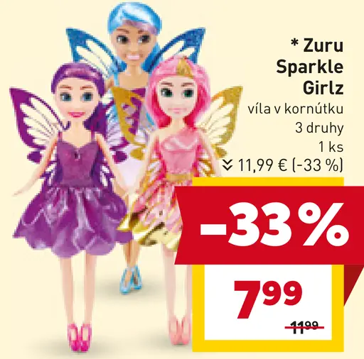Vila v korunku Zuru Sparkle Girlz