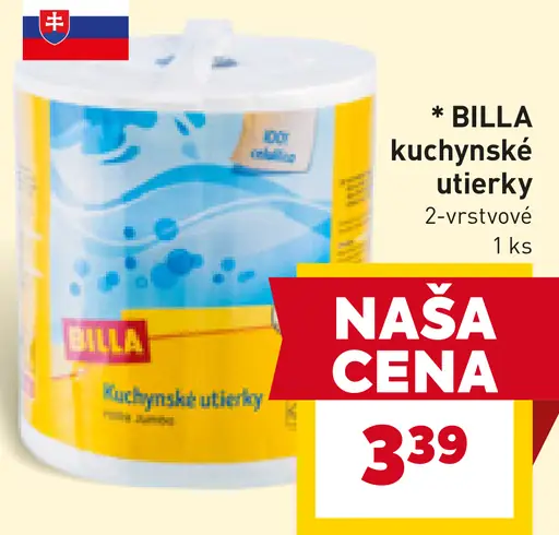 BILLA kuchynské utierky