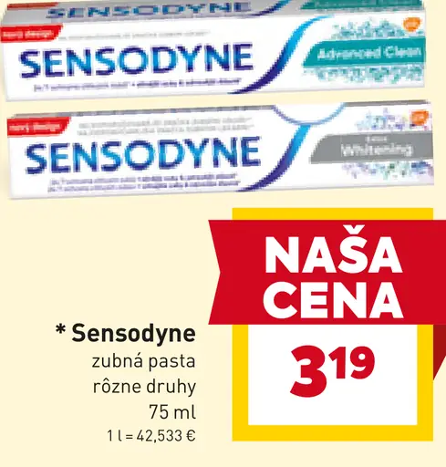 Zubná pasta Sensodyne
