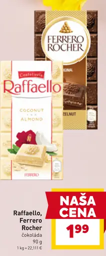 Raffaello/Ferrero Rocher čokoláda