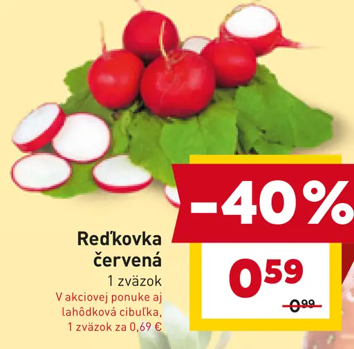 Reďkovka červená zväzok