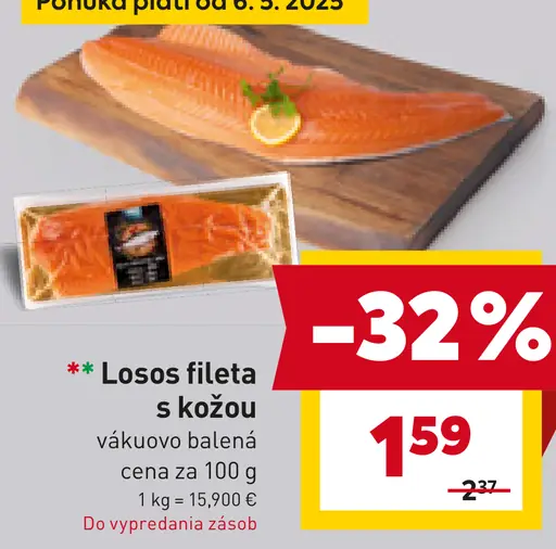 Losos fileta s kožou