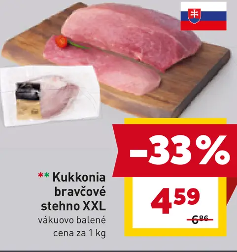 Kukonia bravčové stehno XXL