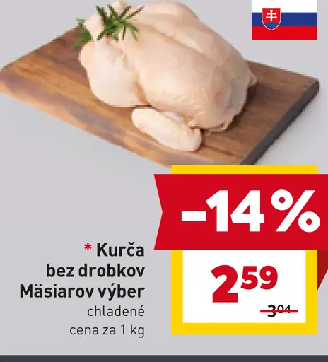 Kurča bez drobkov