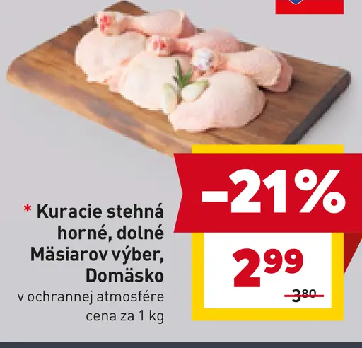Kuracie stehná horné, dolné