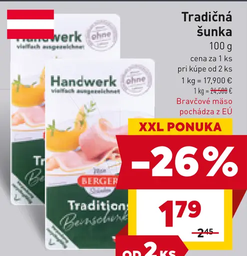 Handwerk Tradičná šunka