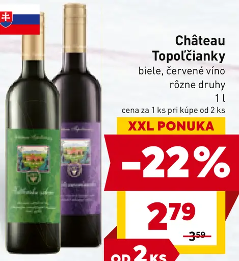 Château Topoľčianky víno