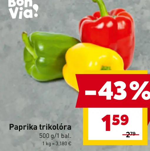 Paprika trikolóra